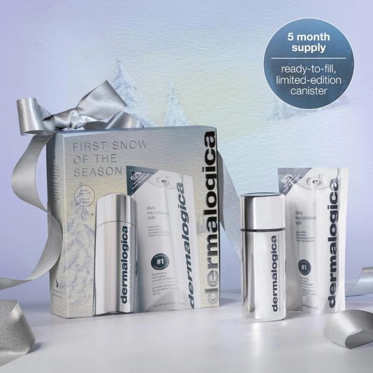 Dermalogica Kit: First Snow of the Season (seasonal edition canister + refill)
