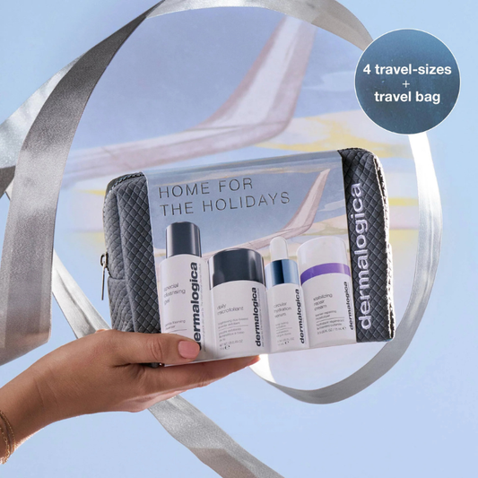 Dermalogica Kit: Home for the holidays (4 travel-size + bag)