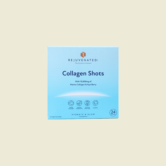Collagen shots for beautiful skin with acai berries 10,000 mg per serving (24 individual sachets)