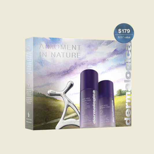 A Moment in Nature Dermalogica Kit (2 full-size + face tool)