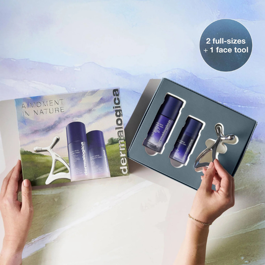 A Moment in Nature Dermalogica Kit (2 full-size + face tool)